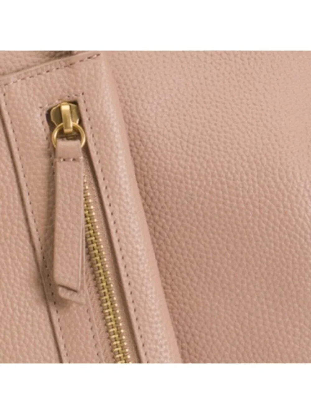 VINCE CAMUTO Leather Jenna Hobo Bag With Zip Pouch